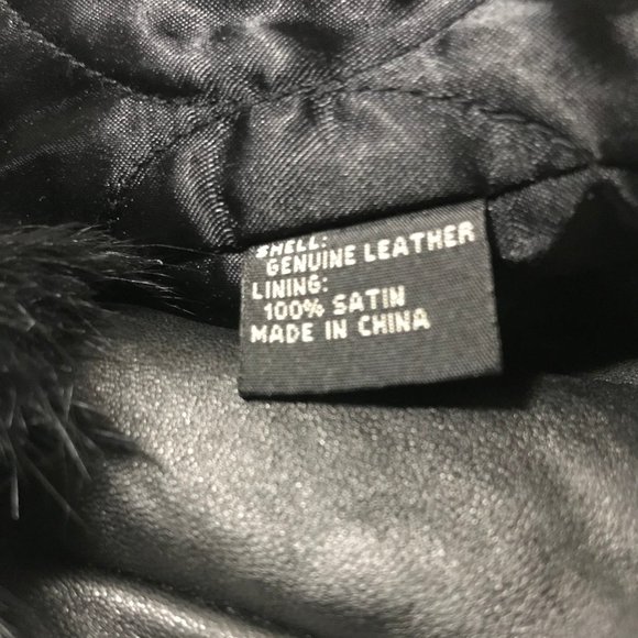 Davoucci Genuine Leather Bomber Jacket - Picture 7 of 8